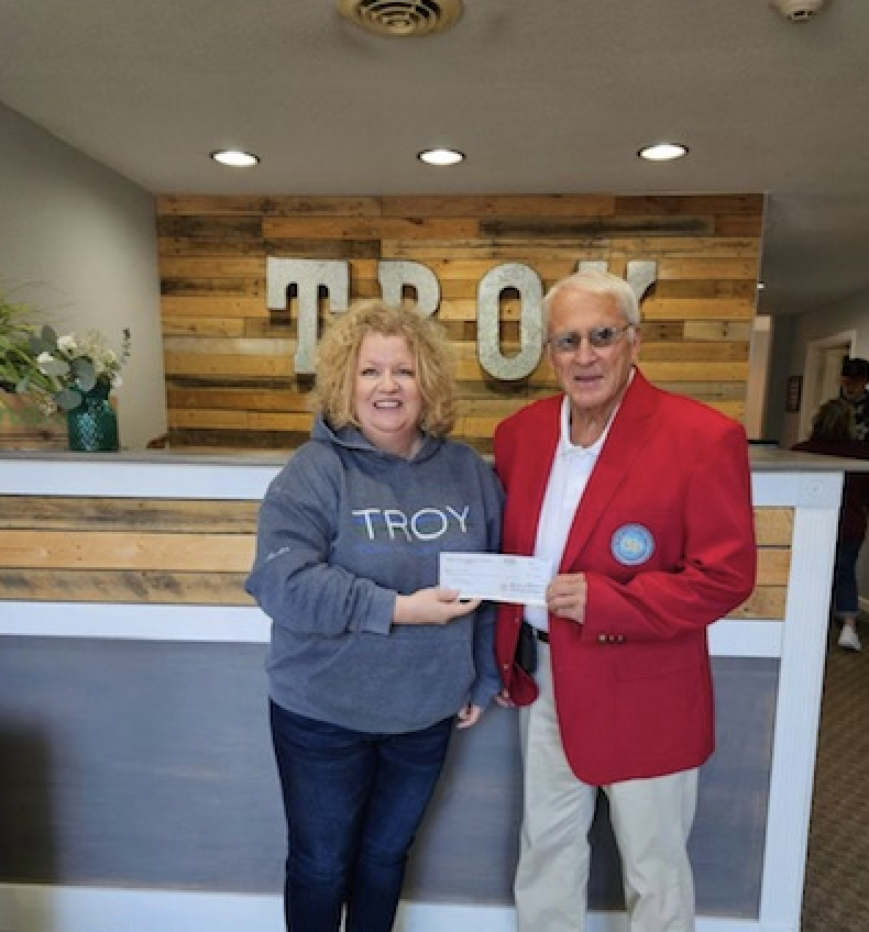 Gift of $2,000 to the Troy Center